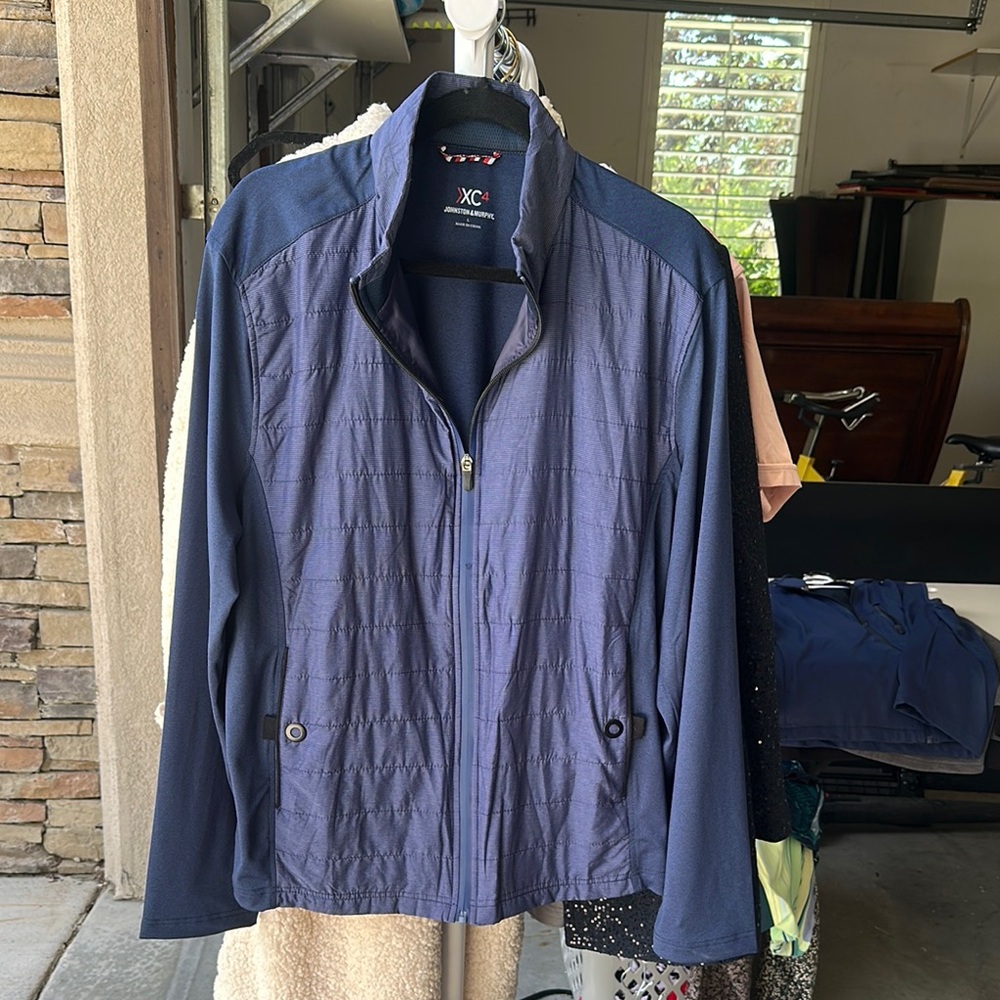 Johnston & Murphy Blue Lightweight Jacket